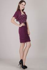 Dark Purple Dress to Wear For Mother Of The Bride